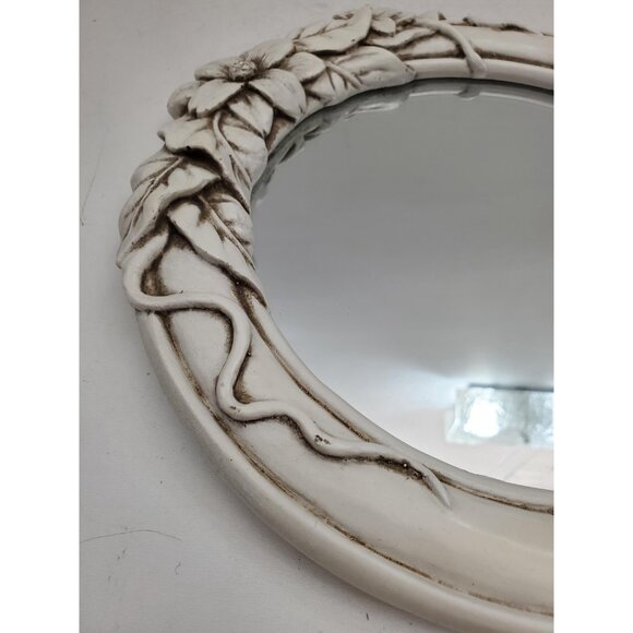 Carved wall mirror, Wall Mirror, Wall mirror small ,Wall mirror decor, Glass - Picture 6 of 10
